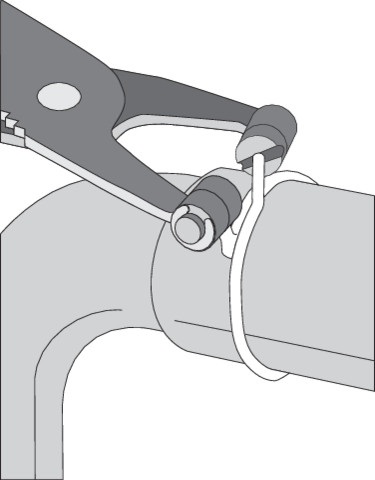 Cleste pentru montat sigurante la furtunuri auto, 230mm YATO [3]