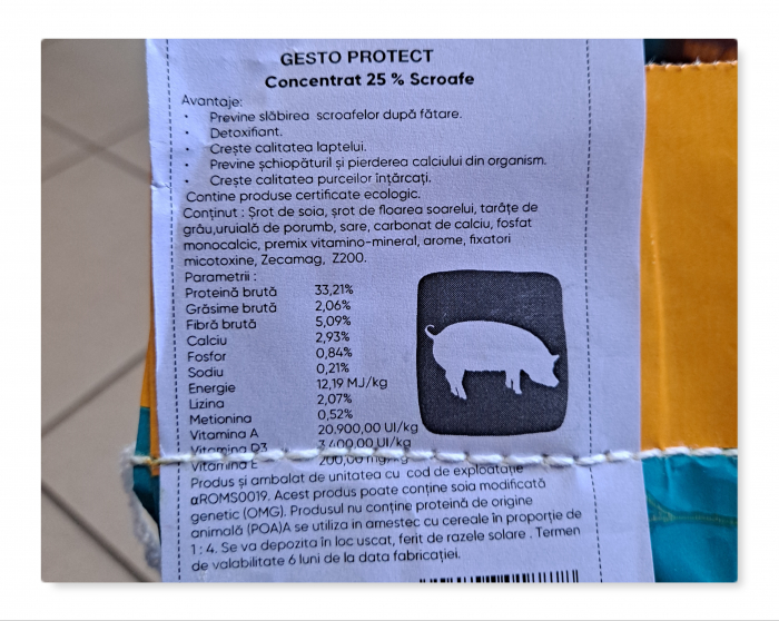 Concentrat scroafe Gesto - Protect, 5 kg [2]
