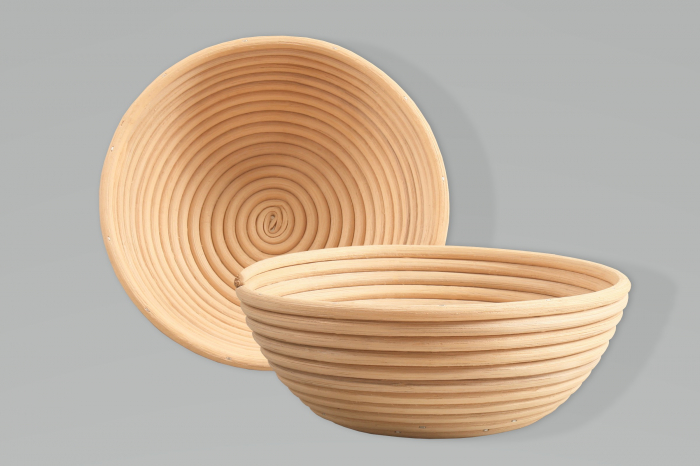 Cos rotund pentru dospire aluat, 23,5 cm, ratan, 1000 g [3]