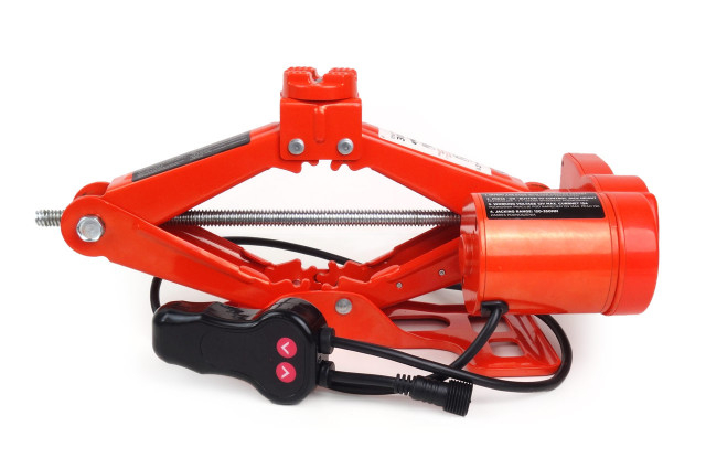 Cric electric foarfeca cu telecomanda si KIT reparatie 3T 12V TUV [3]