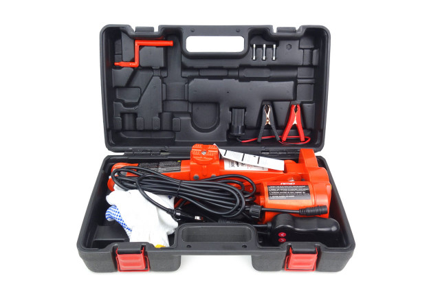 Cric electric foarfeca cu telecomanda si KIT reparatie 3T 12V TUV [2]