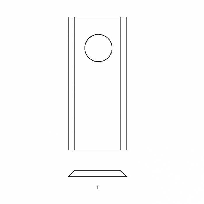 Cutit drept pentru cositori rotative [2]