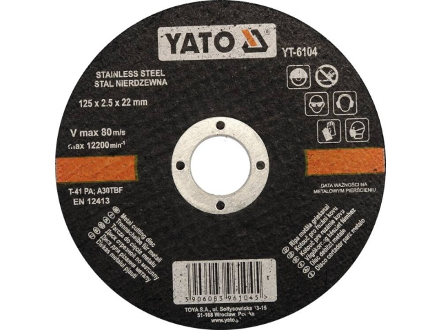 Disc taiat inox 125x2.5x22mm [2]