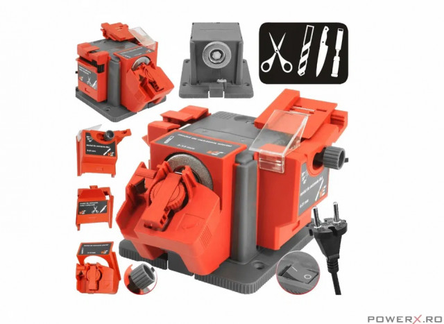 Dispozitiv de ascutit multifunctional, foarfeci, cutite, burghie, 65w Verke [3]