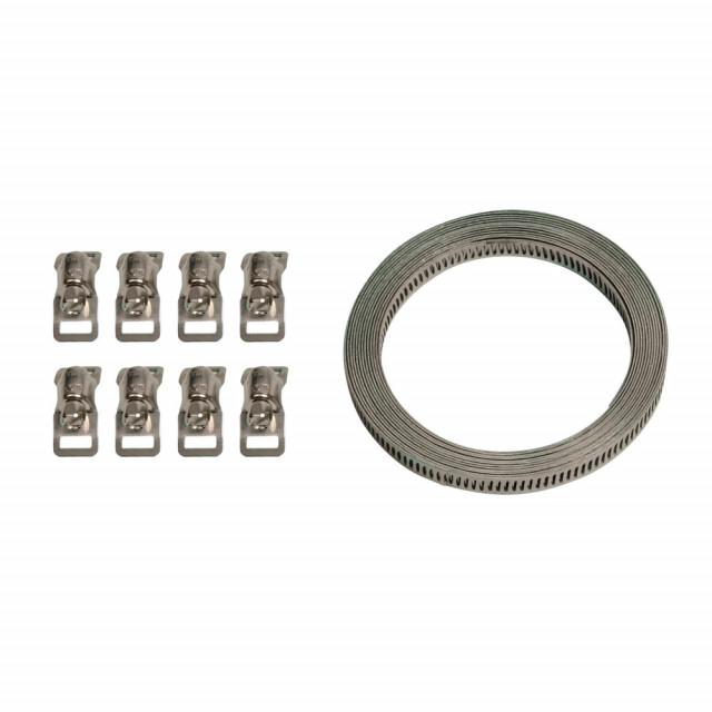 Kit banda de otel cu 8 cleme - 300 cm [2]
