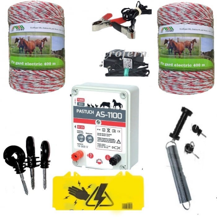 Kit gard electric vite, cai, pentru 3 hectare [1]