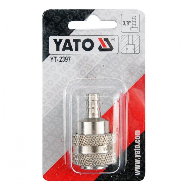 Mufa rapida, pentru furtun aer comprimat, mama, 3/8" - 10mm YATO [3]