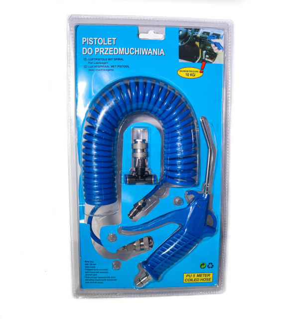 Pistol de suflat aer 3/8'' cu furtun de 5M [1]
