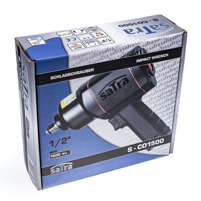 PISTOL PNEUMATIC CU IMPACT 1/2" 1500 Nm SATRA [4]