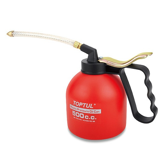 Pompita ulei plastic 500 CC cu furtun flexibil, TOPTUL [1]
