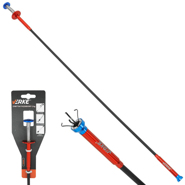 Recuperator extractor cu magnet LED gheare prelungitor 68cm 2kg VERKE [1]
