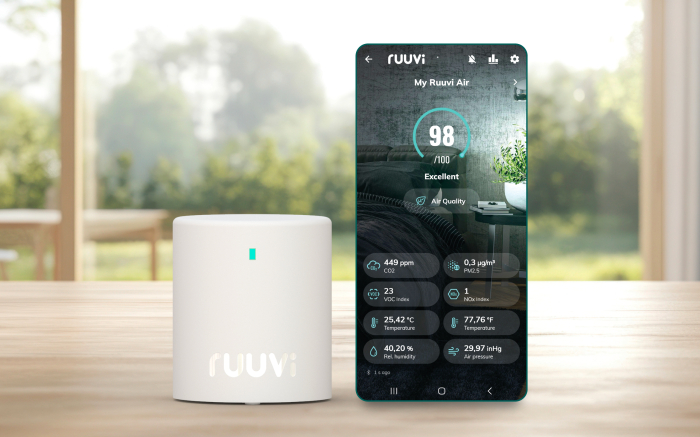 Ruuvi Air - Monitorizarea calității aerului din interiorul locuinței sau a spațiului de lucru [13]