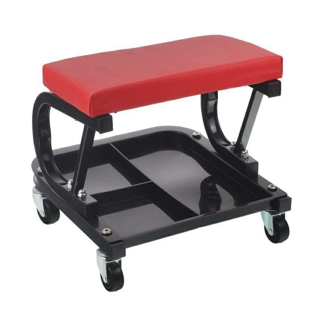 Scaun service auto cu sertar si roti [1]