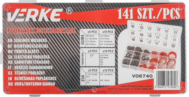 Set 141 buc Garnituri de etansare VERKE [3]