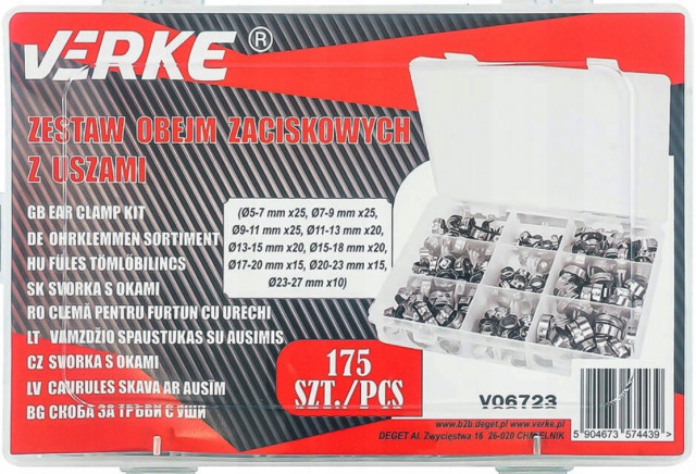 Set 175 buc Cleme cu urechi VERKE [2]