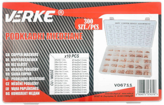 Set 300 buc Saibe de cupru VERKE [2]