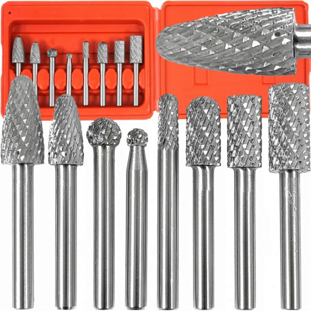 Set 8 freze HSS 6mm pentru metal VERKE [1]