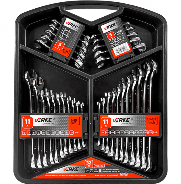 Set chei combinate 32 bucati 6-19mm VERKE [1]
