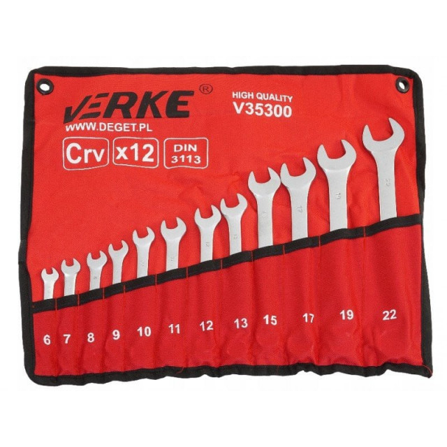 Set chei combinate inelare 12 elemente 6-22mm VERKE [2]