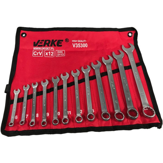 Set chei combinate inelare 12 elemente 6-32mm VERKE [3]