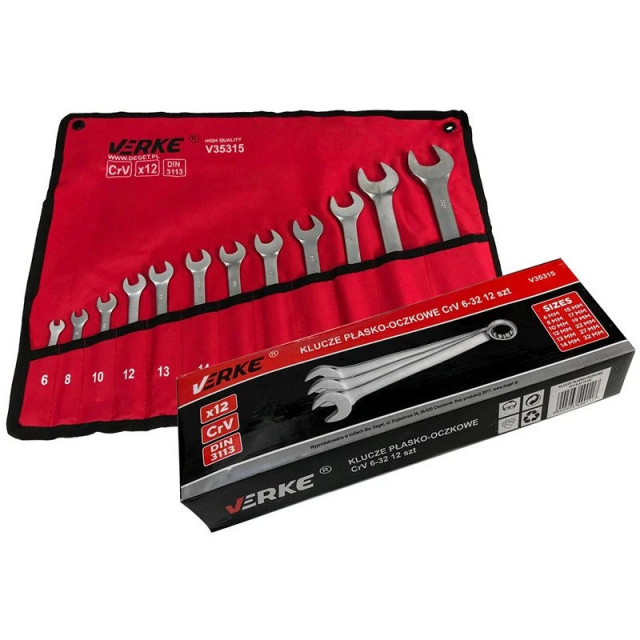 Set chei combinate inelare 12 elemente 6-32mm VERKE [1]