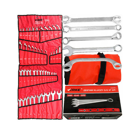 Set chei combinate inelare torx cotite 47 elemente 6-32mm VERKE [1]