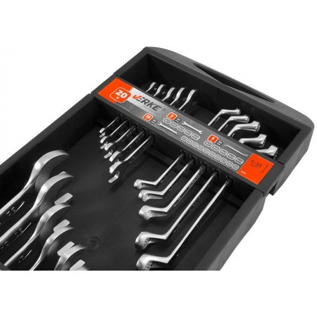 Set chei fixe + inelare combinate 20 piese 6-32mm VERKE [2]