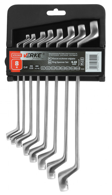 Set chei inelare combinate 8 piese 6-22mm V35382 Verke [1]