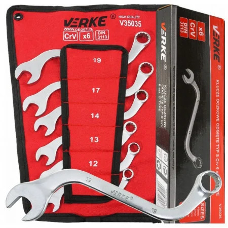Set chei tip S pentru desfacere alternator 6 elemente VERKE [1]