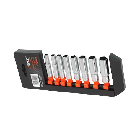 Set chei tubulare lungi, 1/4" 6-13 mm, Verke [2]