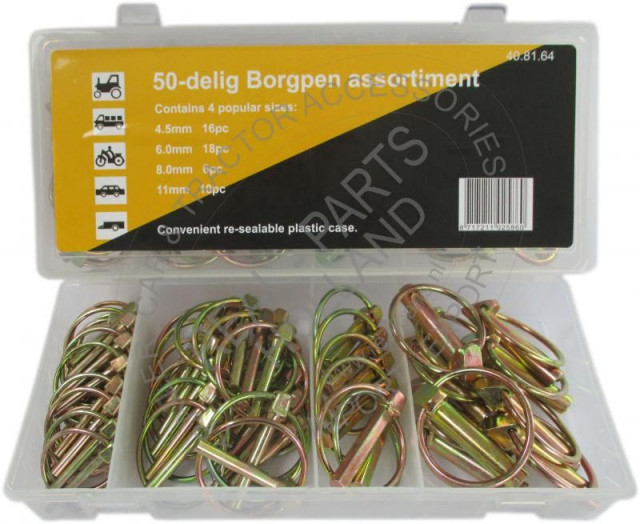 Set cui siguranta 50 bucati, inel siguranta diverse marimi 4.5mm , 6mm, 8mm, 11mm [1]