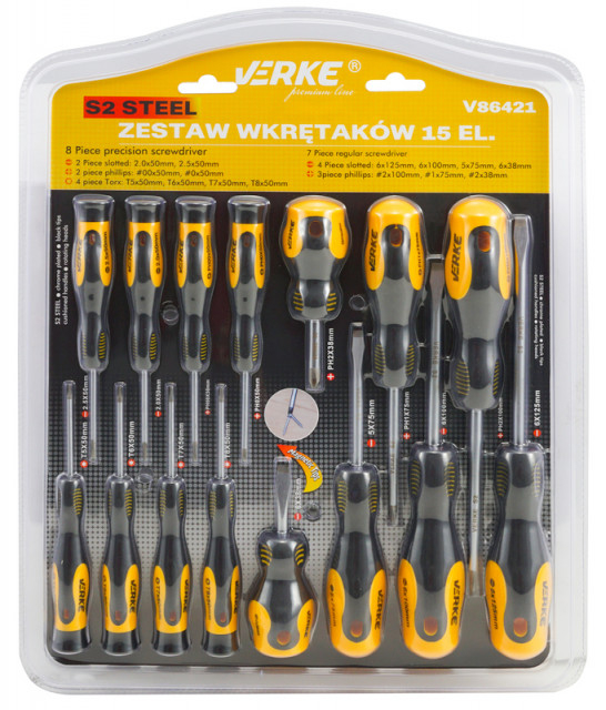 Set de surubelnite 15 BUC S2 VERKE PREMIUM [1]