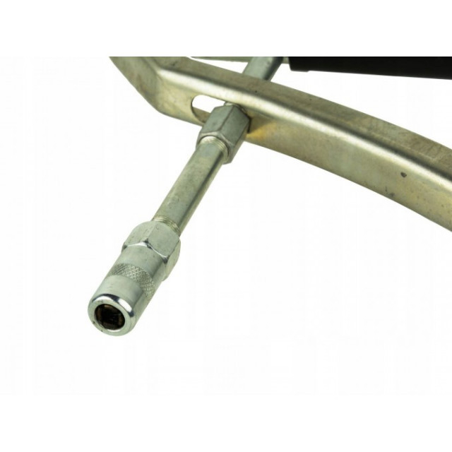 Set pistol + 2 furtunuri pentru gresoare manuale si pneumatice VERKE [2]