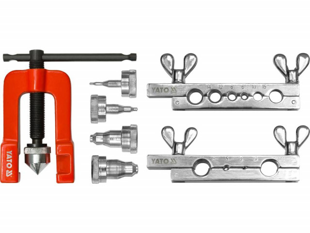 Set scule pentru mansonare (bercuire) tevi YATO, 3-19 mm, 7 piese [1]