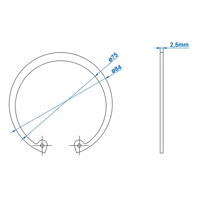 Siguranta Seeger Ø80mm [5]