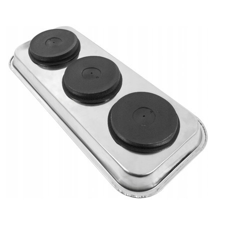 Tava magnetica dreptunghiulara pentru atelier din metal 360X160mm VERKE [2]