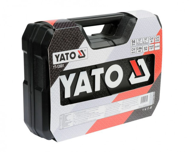 Trusa chei tubulare Yato, profesionala, 1/2"-1/4", 94buc YATO [4]