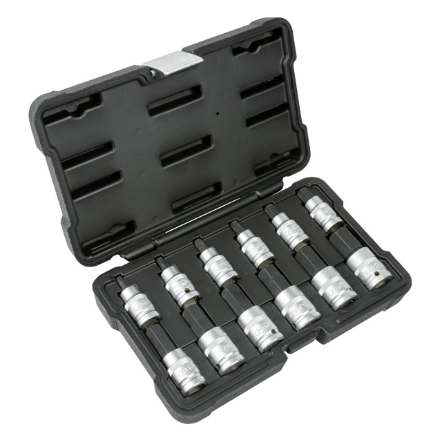 TRUSĂ DE 12 BUC. VÂRFURI HEXAGONALE DE 1/2", JBM [1]