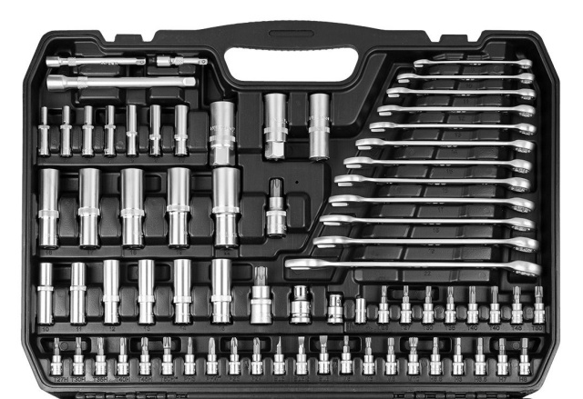 Trusa de 300 de chei 1/2", 3/8", 1/4" 10-218 NEO TOOLS, 25 ani GARANTIE [5]