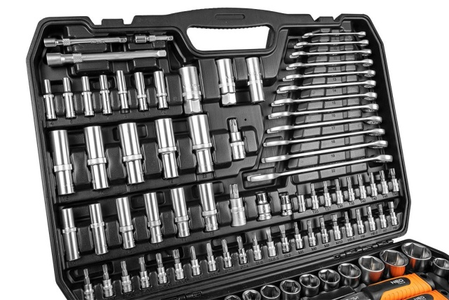 Trusa de 300 de chei 1/2", 3/8", 1/4" 10-218 NEO TOOLS, 25 ani GARANTIE [3]