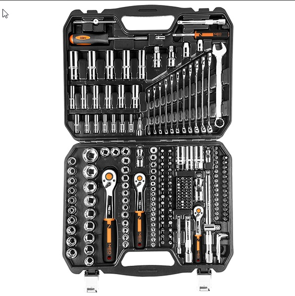 Trusa scule 1/4", 1/2", 3/8" 219 piese NEO TOOLS, 25 ani GARANTIE [3]
