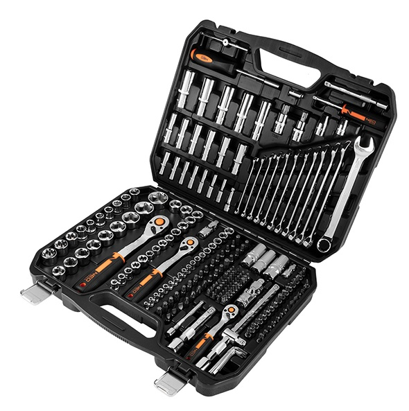 Trusa scule 1/4", 1/2", 3/8" 219 piese NEO TOOLS, 25 ani GARANTIE [1]