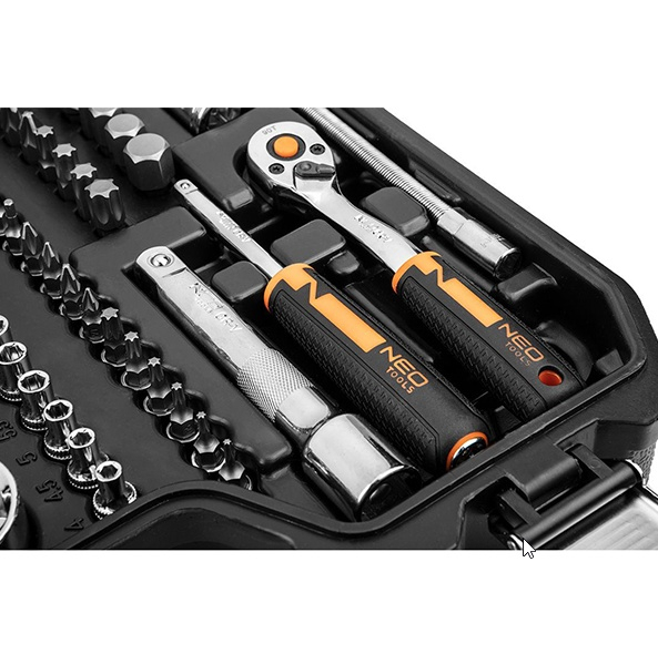 Trusa scule 1/4" si 1/2", 82 piese NEO TOOLS, 25 ani GARANTIE [2]