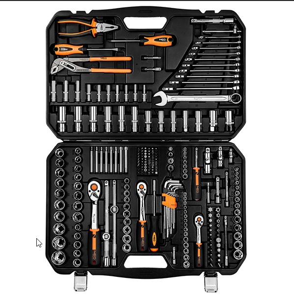 Trusa scule 233buc 1/2", 3/8" si 1/4", NEO TOOLS , 25 ani GARANTIE [3]
