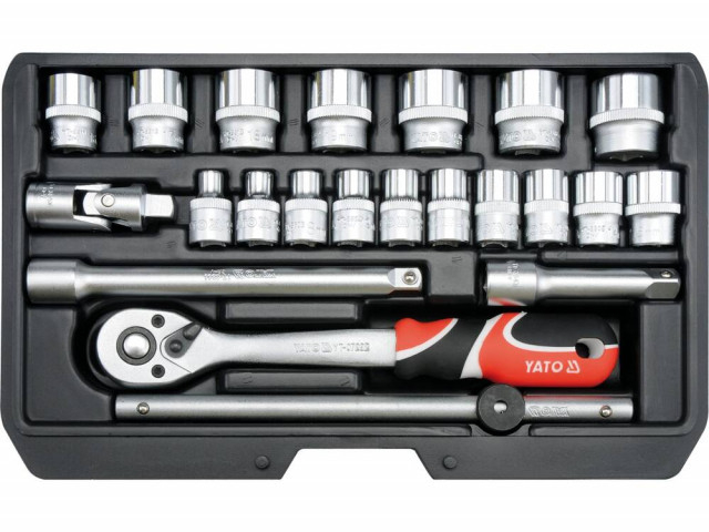 Trusa tubulare 3/8'' 22 piese YATO [2]