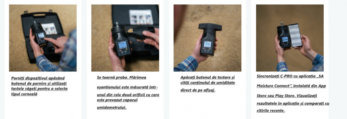 Umidometru pentru cereale digital C-PRO (Danemarca) aplicatie mobil [4]