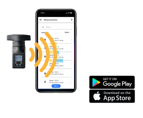 Umidometru pentru cereale digital C-PRO (Danemarca) aplicatie mobil [5]