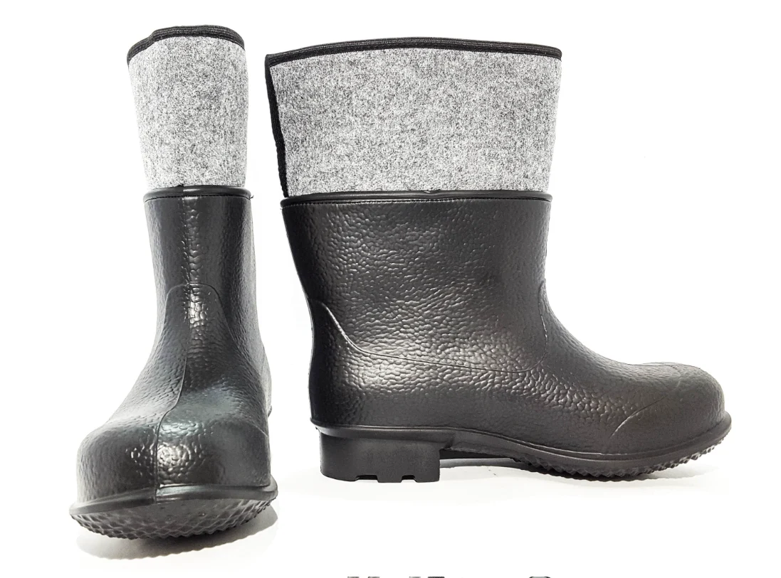 2 Perechi cizme PVC cu căptușeală din pâslă, Nr. 42 și 43 [3]