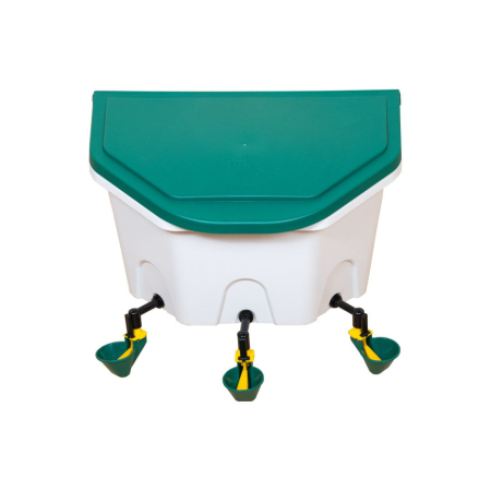 Adapare - Adăpătoare păsări, găini și pui,  8 litri, cu 3 cupe