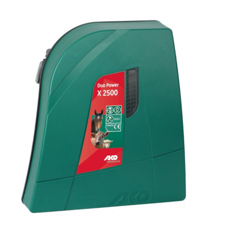 Garduri electrice - Aparat gard electric AKO DUO X 2500 - 2,5 J dual (priza si baterie)